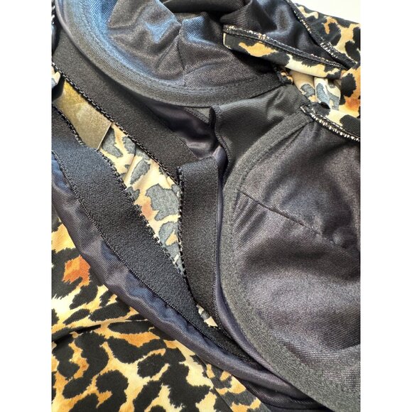 Magic suit Tankini Animal Print Size 10 Halter Swim top NWT Magicsuit Underwire - Picture 4 of 10